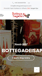 Mobile Screenshot of bottegadeisapori.com