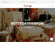 Tablet Screenshot of bottegadeisapori.com